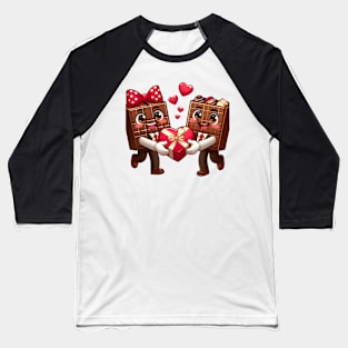 Valentine's Cartoon Delights Baseball T-Shirt